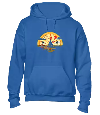 Buy Pizza Sunset Hoody Hoodie Cool Funny Top Design Joke Gift Present Food Lover • 16.99£