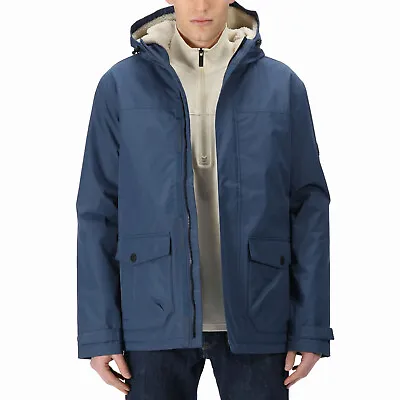 Buy Regatta Mens Sterlings III Waterproof Insulated Outdoor Hooded Jacket Coat • 37.95£