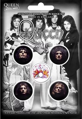 Buy Queen - Faces (new) (gift) Badge Pack Official Band Merch • 6.50£
