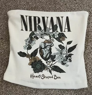 Buy Nirvana Bandeau Boob Tube T Shirt Top Kurt Cobain Tee Ladies Size Small • 13.50£