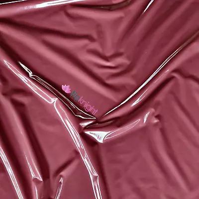 Buy High Shine Liquid PVC Vegan Leather Stretch Fabric SQ707- By Tia Knight • 7.99£