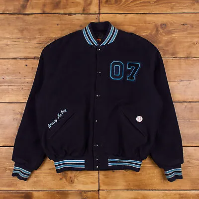 Buy Vintage GAME Varsity Jacket XL 90s Bomber Letterman USA Made Blue Snap • 27.29£