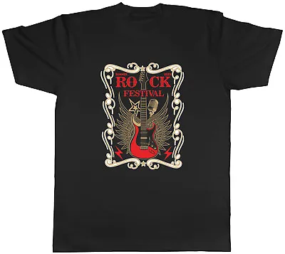 Buy Rock Festival Mens T-Shirt Summer 2023 Music Bands Unisex Tee Gift • 8.99£
