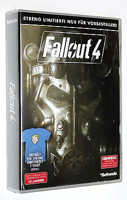 Buy Fallout 4 Very Limited Preorder Box Contains T-Shirt Xbox One PS4 PC 4 NO GAME • 95.92£
