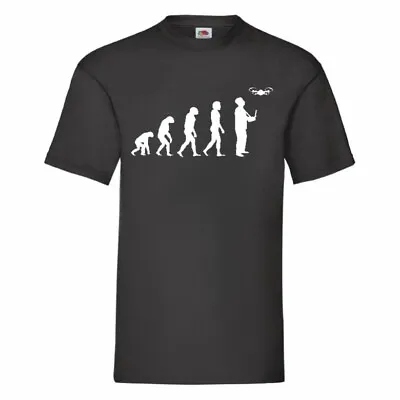 Buy Evolution Of Drone Flying T Shirt Small-2XL • 10.99£