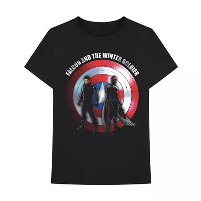 Buy Marvel Comics Falcon & Winter Soldier Shield Official Tee T-Shirt Mens Unisex • 15.99£