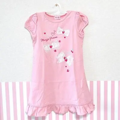 Buy Mezzo Piano One Piece Pink 130cm Ribbon Frill Strawberry Heart Clothing Kawaii • 46.18£