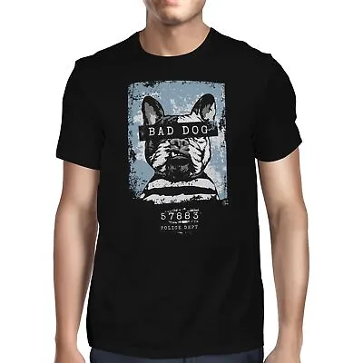 Buy 1Tee Mens French Bulldog Prison Bad Dog T-Shirt • 7.99£