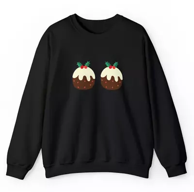 Buy Puddings Novelty Women's Christmas/Xmas Jumper/Sweater/Sweatshirt/Top. Unisex. • 29.99£