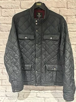 Buy GUINNESS Mens Black Quilted Coat/Jacket Size UK 2XL 🍀 • 19.50£