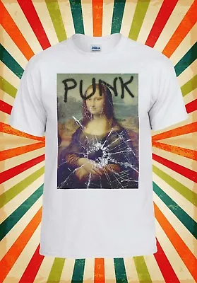 Buy Mona Lisa Riot Punk Funny Art Men Women Vest Tank Top Unisex T Shirt 1349 • 9.95£