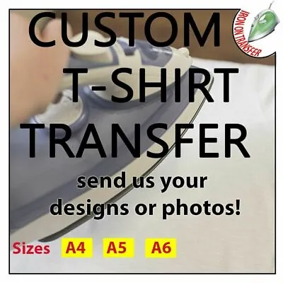 Buy Custom Iron On T-Shirt Transfer Personalised Your Image Photo Design Hen Stag • 3.96£