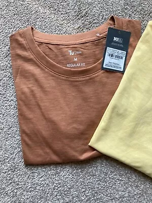 Buy Brand New 2 X TU Classic Fit T Shirts Uk M / Medium • 3.99£