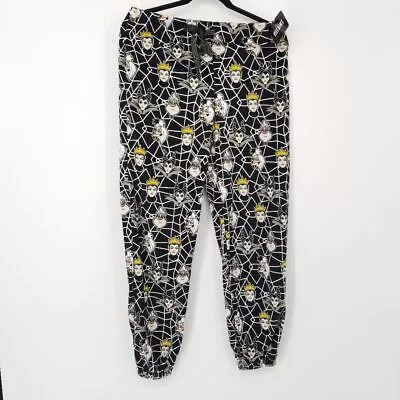 Buy Disney Villains Black Sleepwear Joggers Drawstring Waist Size Medium NWT • 27.02£