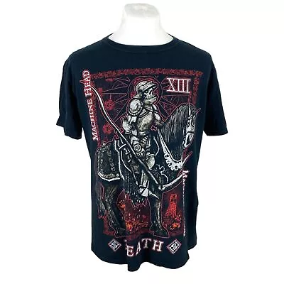 Buy Machine Head T Shirt Large Black Metal Band T Shirt Graphic Tee Oversized Y2k • 30£