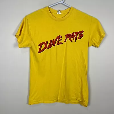 Buy Dune Rats Yellow Music Band Australia Casual Tee T Shirt Men's Medium M Slim • 8.85£
