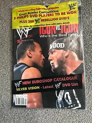 Buy WWF WWE Magazine MAY 2002 Hogan Vs The Rock + Poster - Bagged Merch Cat • 19.99£