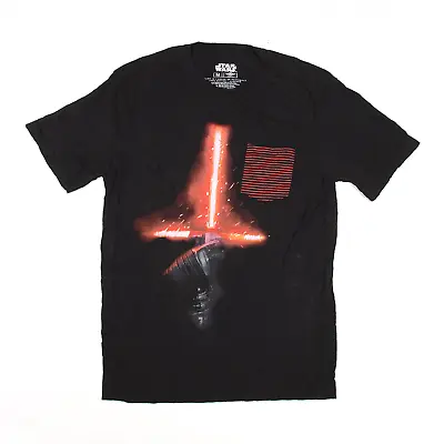 Buy STAR WARS Mens Kylo Ren T-Shirt Black Short Sleeve M • 7.99£