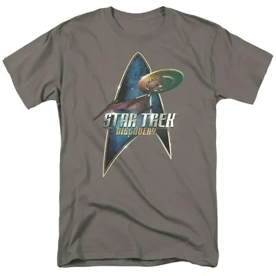 Buy Star Trek: Discovery Ship & Logo Mens Unisex T-Shirt - Available Sm To 5x • 22.67£