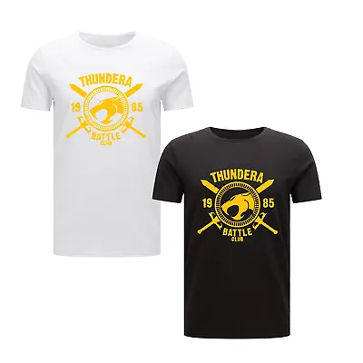 Buy The Thundercats Thundera Battle Club Adults T-shirt Top Fighting Anime Tee Men's • 12.49£
