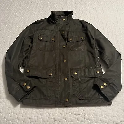 Buy J. Crew Downtown Wax Cotton Field Jacket In Green Size XS • 12.01£