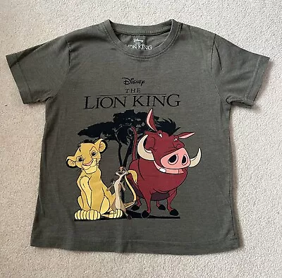 Buy Primark Disney The Lion King T-Shirt Green T-Shirt 4-5 Years • 0.99£