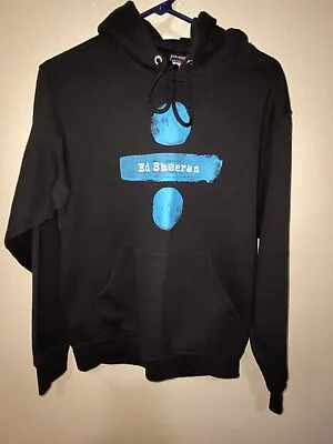 Buy Ed Sheeran Divide Tour Black Blue Front And Back Graphic Hoodie Sweatshirt Small • 14.20£