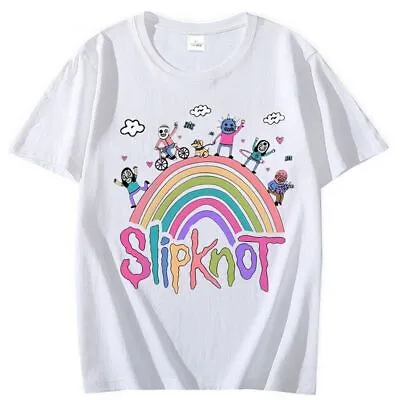 Buy Summer New Slipknot Print Men Women Casual Versatile Short Sleeve T-shirt Hot • 16.79£