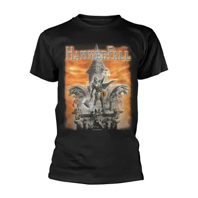 Buy HAMMERFALL - BUILT TO LAST BLACK T-Shirt, Front & Back Print Large • 18.06£