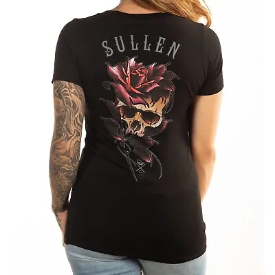 Buy Sullen Angels Clothing Jake Skull Ladies T-shirt • 24.99£