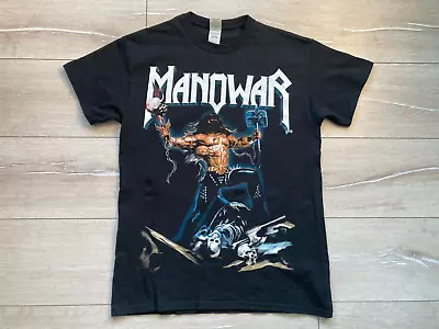 Buy Manowar THE FINAL BATTLE WORLD TOUR 2019 BLACK T SHIRT Gildan Size M • 39.59£