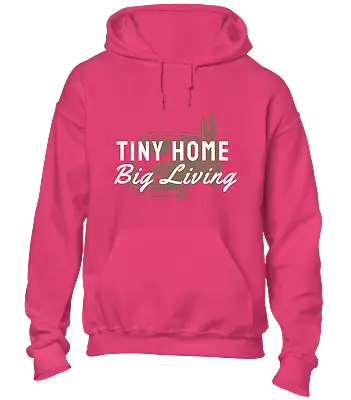 Buy Tiny Home Big Living Hoody Hoodie Cool Camper Van Design Outdoors Hiking Top • 16.99£