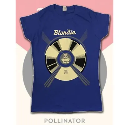 Buy Official Blondie Women's UK Tour 2017 Pollinator T Chest Fitted T-Shirt • 9.99£