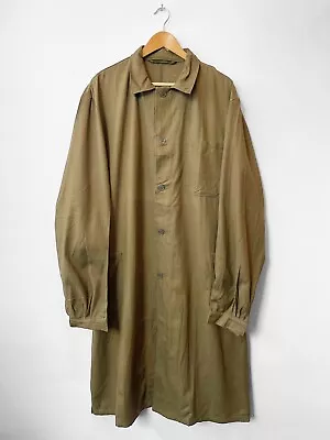 Buy Vintage European Workwear Duster Coat - Herringbone Cotton Twill Chore Jacket • 42.95£