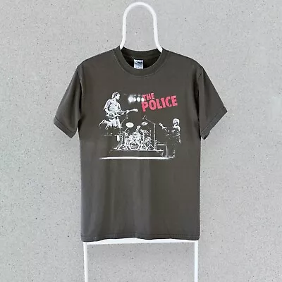 Buy The Police Band T Shirt Tour 2007 2008 Green Mens Small • 22£