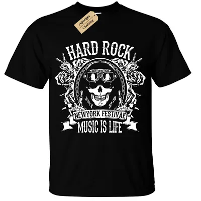 Buy Kids Boys Girls Music Is Life T-Shirt Band Grunge Rock Festival Cool Distressed • 7.95£