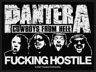 Buy PANTERA F*c*ing Hostile 2021 Official WOVEN SEW ON PATCH Sealed OFFICIAL MERCH • 3.99£