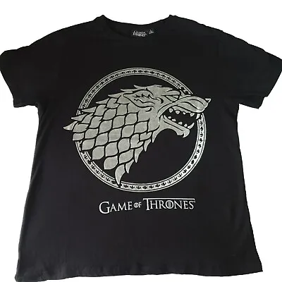 Buy Game Of Thrones T Shirt Large L Mens Black Short Sleeve Top Cotton Dragon Design • 15.97£
