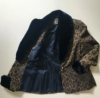 Buy Jacket Fur Trim Mansfield Clothes London Cheetah • 26.76£