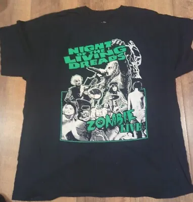 Buy Rob Zombie - Mens Night Of The Living Dreads Zombie Live Official Tour T-shirt   • 29.95£