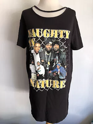 Buy NAUGHTY BY NATURE (2017) Official Women's Old School 90s Hip Hop T-Shirt Small • 19.29£