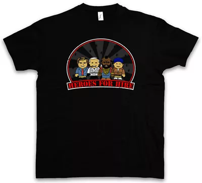 Buy HEROES FOR HIRE T-SHIRT The A-Team Hannibal A BA Mr. T Team TV Series Van Shirt • 21.54£