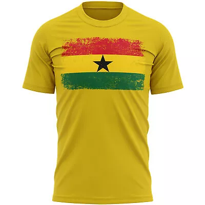 Buy Ghana Grunge Flag T Shirt Football Sports Event Supporters Gifts For Him Cric... • 14.99£