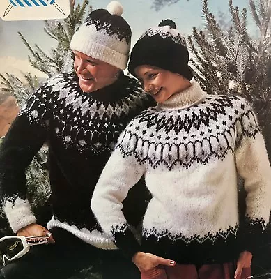 Buy U13 - Knitting Pattern - Christmas Jumpers &  Beanie Bobble Hats - 5 Sizes • 1.99£