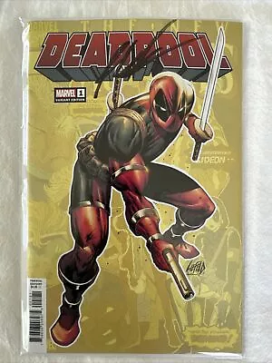 Buy Deadpool #1 2024 Marvel 1st PRINT Variant SIGNED BY Rob Liefeld • 40.21£