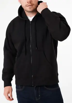 Buy Mens Zip Up Hoodie Pullover Zipped Hoody Fleece Plain Sweatshirt Hooded S-5XL  • 11.49£