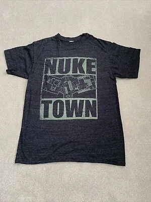 Buy Call Of Duty ‘Nuke Town’ T-shirt Size Small/Medium Charcoal Grey • 5£