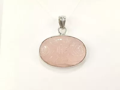 Buy MY ESTATE JEWELRY Vtg 925 Sterling Silver Genuine Pink Quartz Gemstones • 40.63£