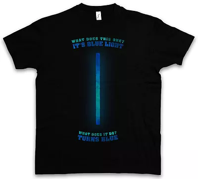 Buy BLUE LIGHT T-SHIRT Rambo Quote Army Movie Comedy Fun TV Turns Blue • 17.13£