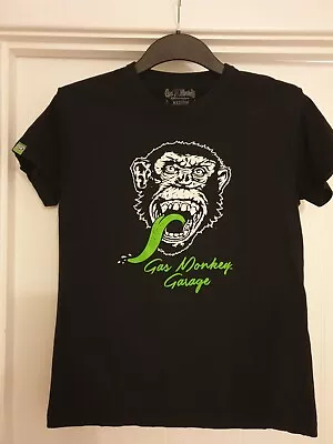 Buy Gas Monkey Fast N Loud Size Medium T Shirt. Black With Front And Back Logo • 10£